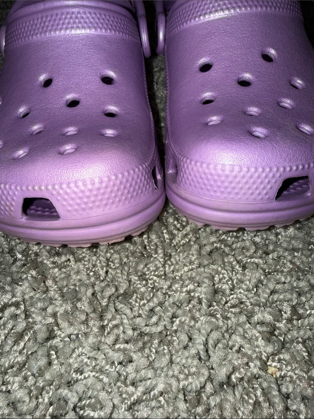Kids Lavender Crocs EUC